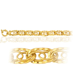 European Link Bracelet in 14K Yellow Gold