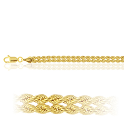Womens Fancy Curb Bracelet in 10K Yellow Gold