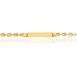 Childrens ID Bracelet in 14K Yellow Gold