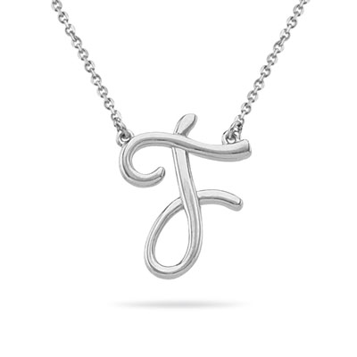 14k Solid Satin Sparkle-Cut Initial Charm in White Gold Yellow Gold Choice of Initials and E F G H I J K L M N O P R S T V W