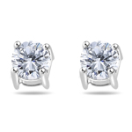 Cubic Zircon Earrings in Sterling Silver