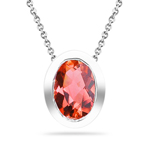 0.90 Cts Mystic Ecstasy Topaz Solitaire Pendant in Silver