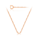 Singapore Chain in 10K Rose Gold -18 inches