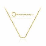 Round Cable Link Chain in 14K Yellow Gold - 18 inches