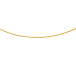 Cable Link Chain in 14K Yellow Gold -18 inches