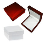 Pendant Cherry Wood Jewelry Box