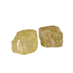 0.62 Cts Rough Natural Loose Diamond - Yellow Color