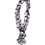 420.00-440.00 Cts Amethyst & Crystal Quartz Bead Necklace