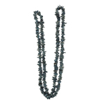 170.00 Cts Blue Iolite Double Stranded Tumble Chips Bead Necklace