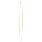 Box Chain in Sterling Silver with Vermeil - 18 inches