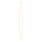 Round Cable Link Chain in Sterling Silver with Pink Vermeil - 18 inches