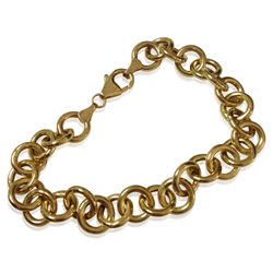 Turkish Fine Gold Bracelet in 14K Yellow Gold