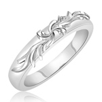 4 mm Wedding Ring in 14K White Gold