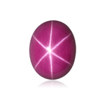 1.77-2.80 Cts of 9x7 mm Oval Cabochon Synthetic German Lab Created Ruby ( 1 pc ) Loose Gemstone