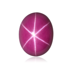 3.00-4.60 Cts of 10x8 mm Oval Cabochon Synthetic German Lab Created Ruby ( 1 pc ) Loose Gemstone