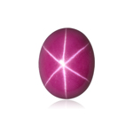 1.52-2.12 Cts of 8x6 mm Oval Cabochon Synthetic German Lab Created Ruby ( 1 pc ) Loose Gemstone