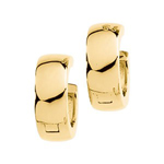Shiny Snuggable Hinged Earring in 14K Yellow Gold