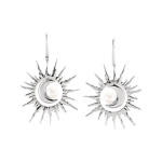 Freshwater Cultured Pearl Interchangeable Sun & Moon Earrings
