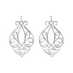 Metal Fashion Earrings in Sterling Silver