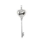 Love Is The Key Diamond Pendant