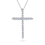 Cross Pendant - 0.05-0.10 Cts  SI2 - I1 clarity and I-J color Diamond Cross Pendant in 14K Gold