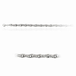 7.25 Inches Fancy Link Bracelet in Sterling Silver