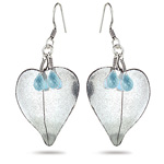 2.40 Cts Aquamarine Earrings in Sterling Silver