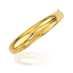 8 mm Classic Bangle in 14K Yellow Gold