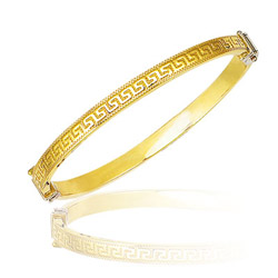 Princess Childrens Bangle in 14K Yellow Gold