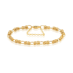 Magnetic Lock Bracelet in 14K Yellow Gold