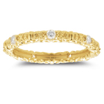 Diamond Ring - 0.29 Ct Diamond Ring in 18K Yellow Gold