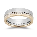 Eternity Band - 0.58Ct Diamond Two-Tone Eternity Band