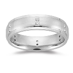 Gents Wedding Band - 1/4 Ct Diamond Eternity Band