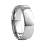 8 mm Classic Dome Tungsten Wedding Band