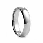 6 mm Classic Dome Tungsten Wedding Band