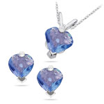 1.83 Cts Tanzanite Set in 14K White Gold