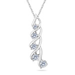 Journey Collection - 1/2 Ct Diamond Pendant in 14K Gold