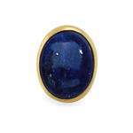 Lapis Tie Tack in 14K Yellow Gold