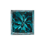0.94 Cts of Blue Diamond  ( Princess - VS )