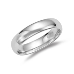 6 mm Comfort-Fit Wedding Band in Sterling Silver