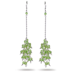 15.00 Cts Peridot Earrings in Sterling Silver