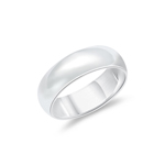 7 mm Comfort-Fit Wedding Band in Sterling Silver