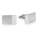 Emerald Men's Cufflinks in Sterling Silver