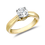 Diamond Engagement Ring Setting in 14K Yellow Gold