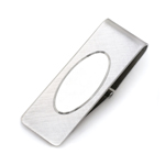 Hinged Money Clip in Sterling Silver