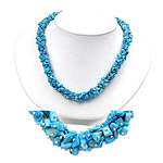 50.00 Cts Turquoise Necklace in Silver