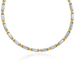 Royal Pave Chain in 14K Two Tone Gold