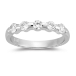 Five Stone Ring - 1/2 Ct Diamond Five Stone Ring