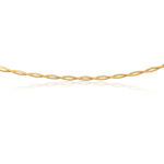 Braided Omega chain in 14K Yellow Gold