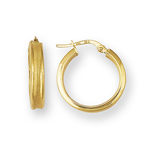 Gold Hoop Earrings in 14K Yellow Gold